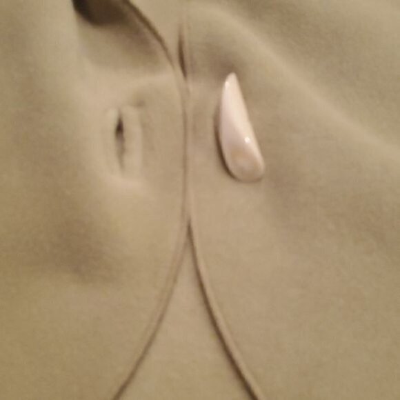 Janka Polartek Mint Green Unique Button Sz OS Jacket Shawl Cape WHEELCHAIR USE‎ - Picture 6 of 10